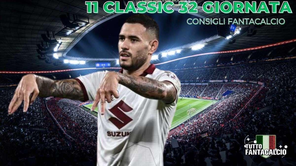 Fantacalcio,  32^giornata:  11 consigliati in modalità classic