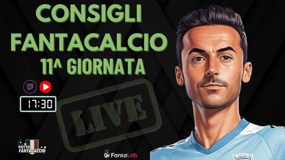 TWITCH - Dalle 17:30 i nostri consigli al fantacalcio 11^ giornata