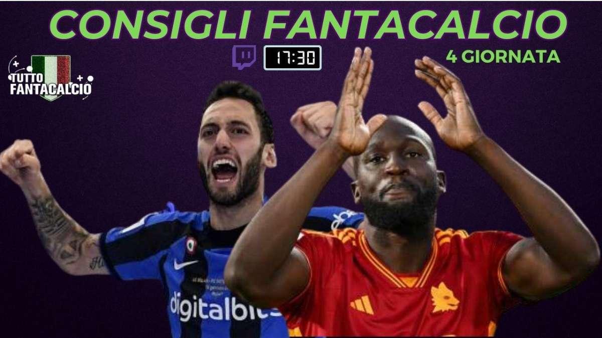 TWITCH - Fantacalcio, fantaconsigli 4^ giornata 