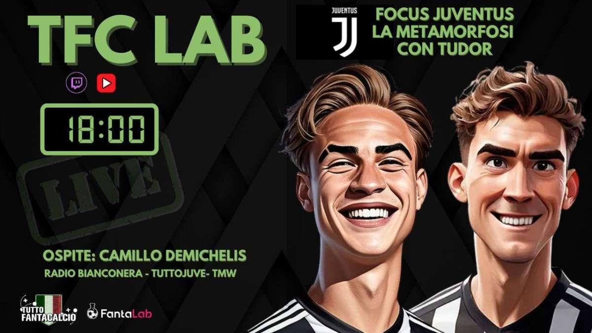 TWITCH - Dalle 18:00 TFC Lab: Focus Juventus + valutazione scambi