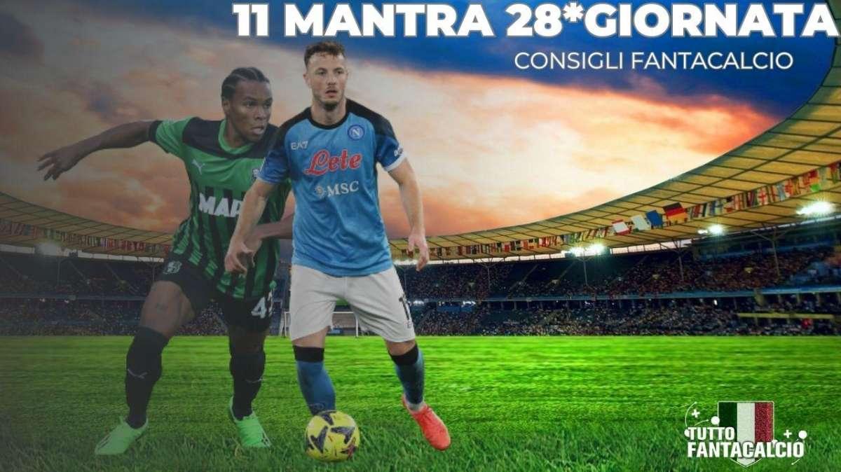Fantacalcio, 28^ giornata: 11 consigliati in modalità mantra