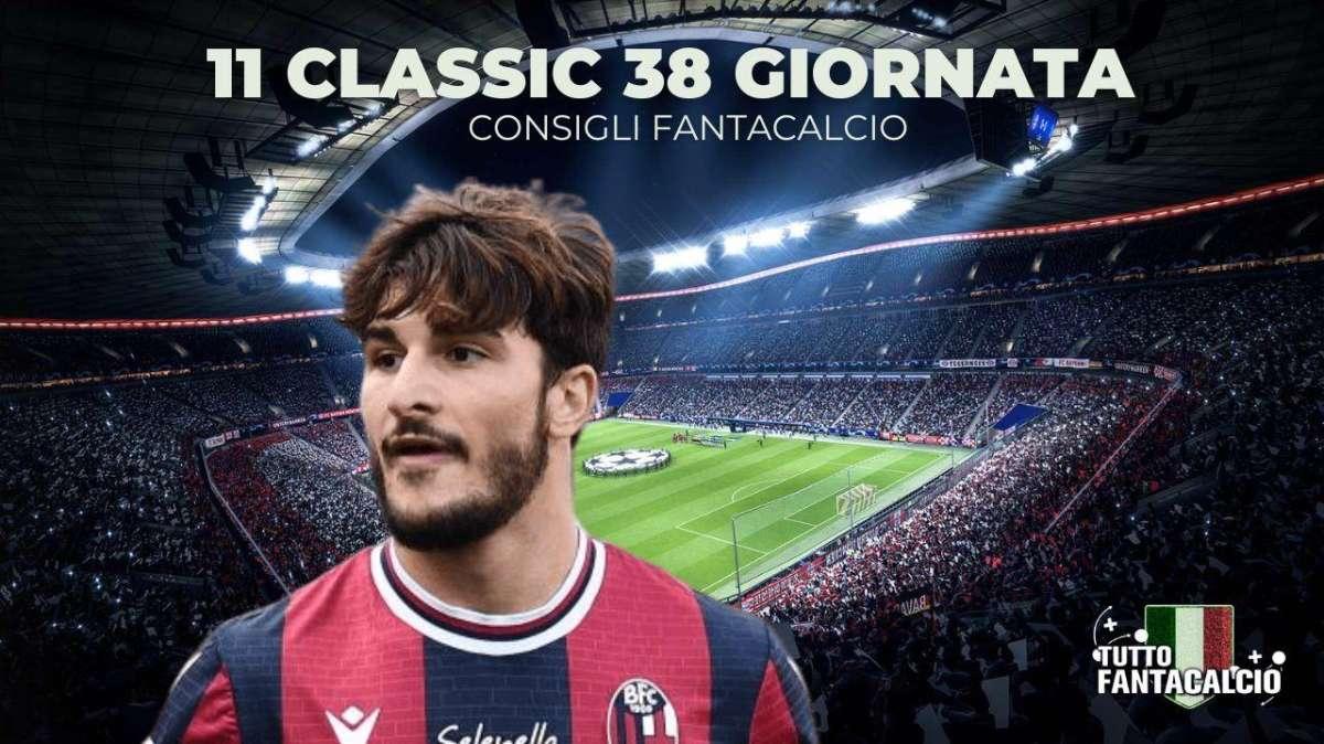 Fantacalcio,  38^giornata:  11 consigliati in modalità classic
