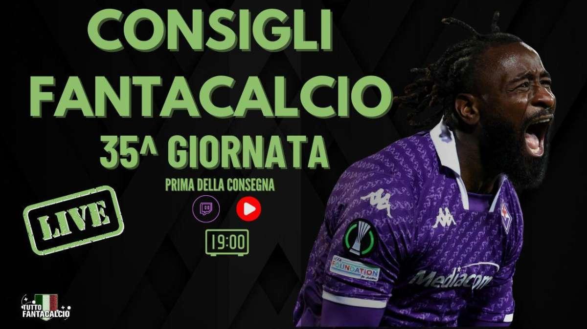 TWITCH - Dalle 19 gli ultimi fantaconsigli 34^ giornata 