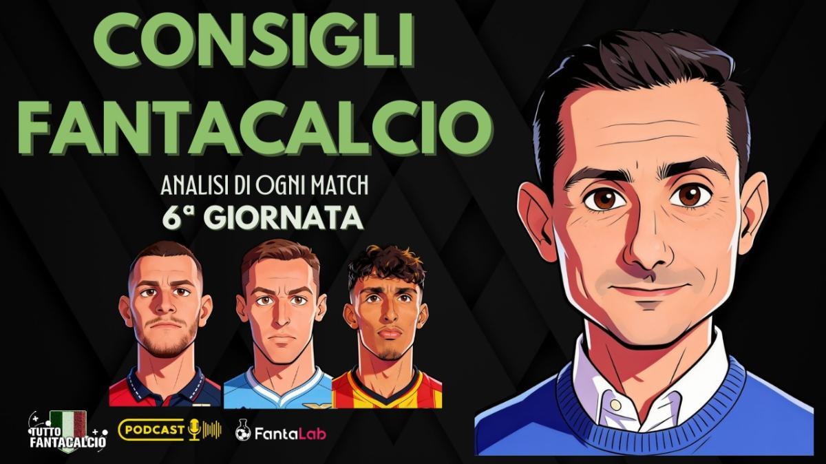 Fantacalcio, Chi Schierare per la 6ª giornata ? I nostri consigli