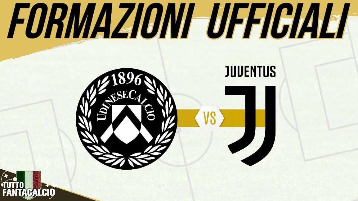 Fantacalcio, Udinese-Juventus: le ufficiali