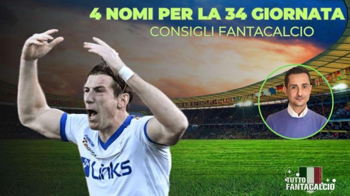 Fantacalcio, 34^ giornata: 4 nomi da schierare 