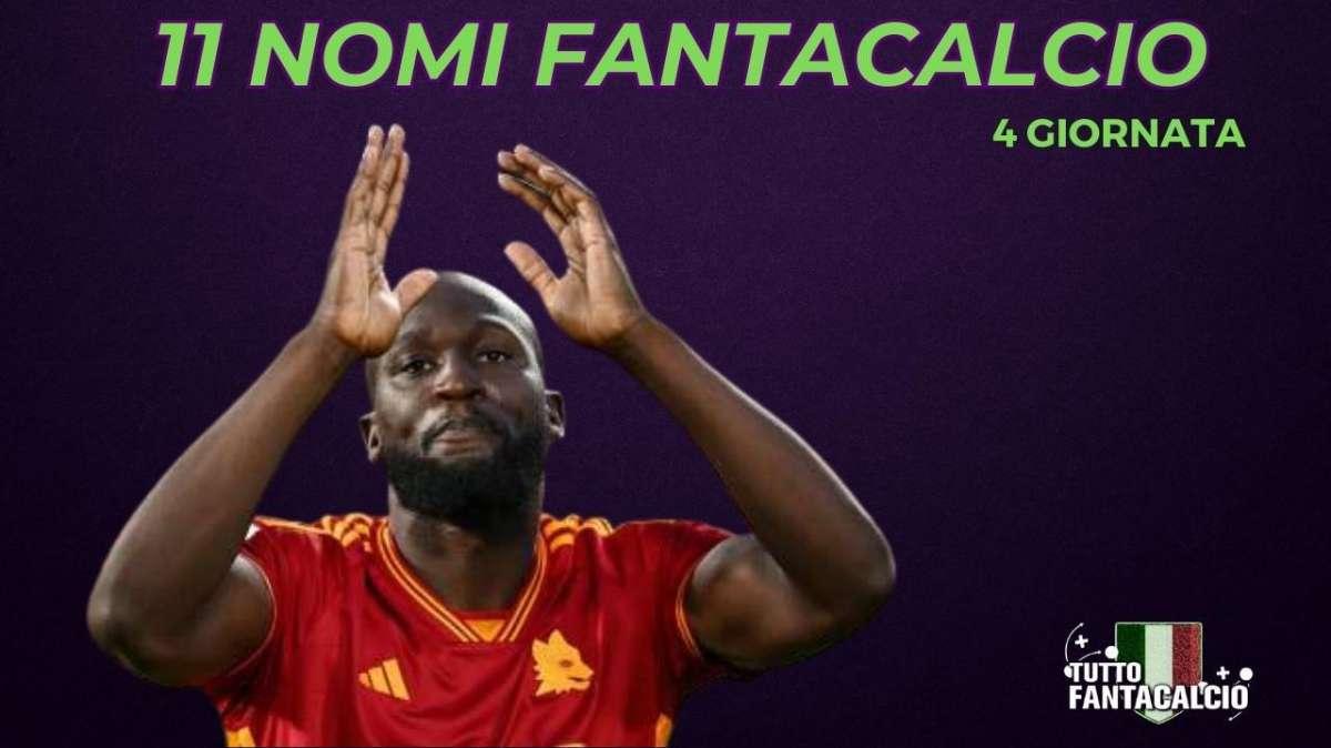 Fantacalcio, 11 nomi per la 4^ giornata