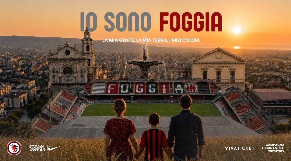 Foggia, al via la campagna abbonamenti 2026/27: “Io sono Foggia” il nuovo slogan dei rossoneri