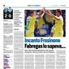Tuttosport celebra il Frosinone: "Incanto Frosinone, Fàbregas lo sapeva. 10 punti in classifica"