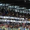 "Oltre il tempo e ogni battaglia...": lo striscione della Curva Nord per i 98 anni del Frosinone