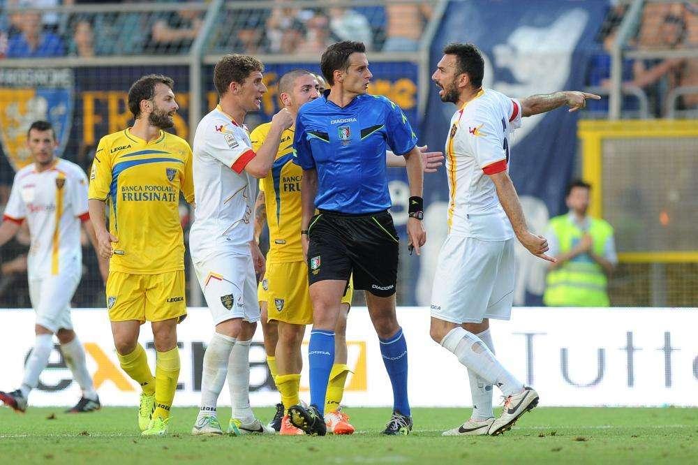 Il Frosinone è la squadra maggiormente arbitrata da Ros. Il bilancio