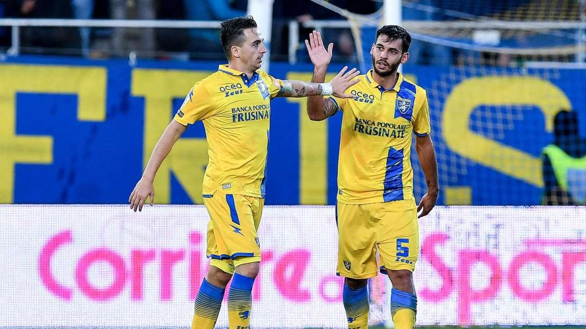 Ayè nella storia del Brescia, Frosinone meglio nelle riprese 