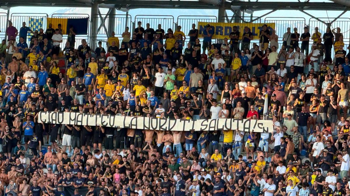 "Ciao Matteo, la Nord ti saluta!": il commovente omaggio della curva dello Stirpe per Matteo Giusti