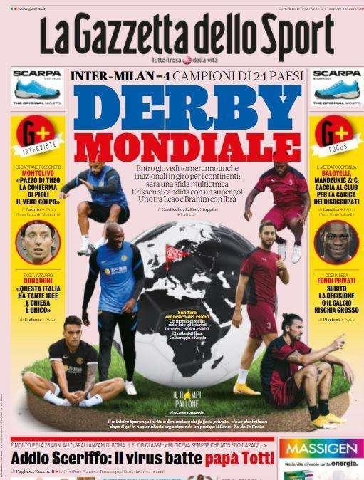 La Gazzetta dello Sport: "Fondi privati: subito la decisione o il calcio rischia grosso"
