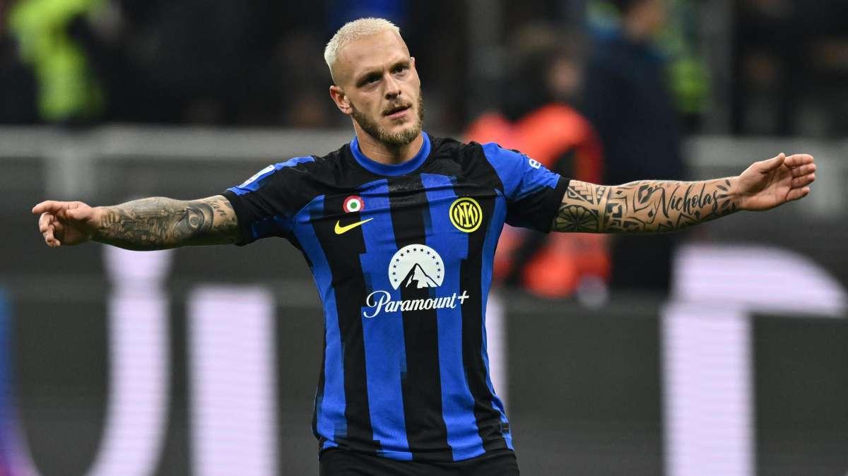 Post partita Inter-Frosinone 2-0, Dimarco a Dazn: "Siamo un bel gruppo. Il gol? Uno dei miei più belli"
