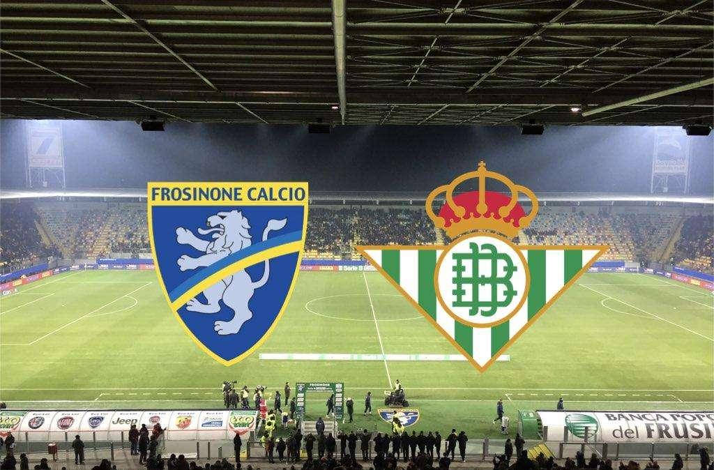 Rivivi il live Frosinone-Real Betis 1-3: Fine partita, vincono i Béticos