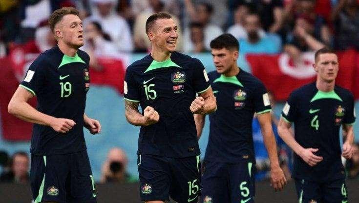 Balzo australiano: Duke segna di testa, la Tunisia non riesce a reagire. Agli oceanici contro la Danimarca basterà il pareggio