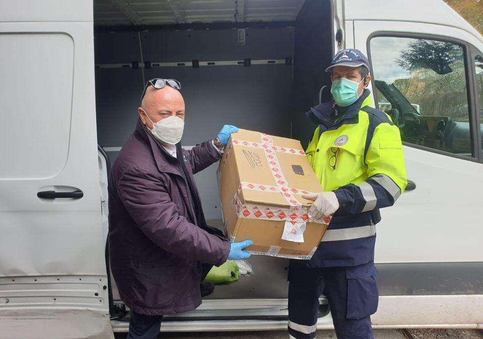 Emergenza Coronavirus - Comune di Frosinone, “Una mascherina per tutti”: la Klopman consegna il primo lotto.