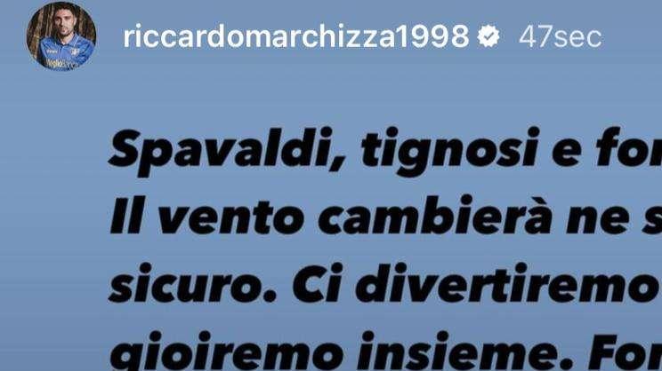 Frosinone, l'infortunato Marchizza carica la squadra in vista del rush finale