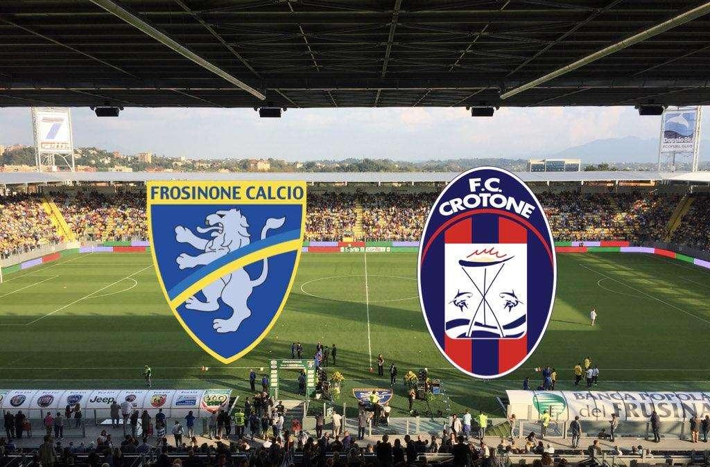 RIVIVI IL LIVE Frosinone-Crotone 1-2: Fine partita. Decide Marrone al 90'.
