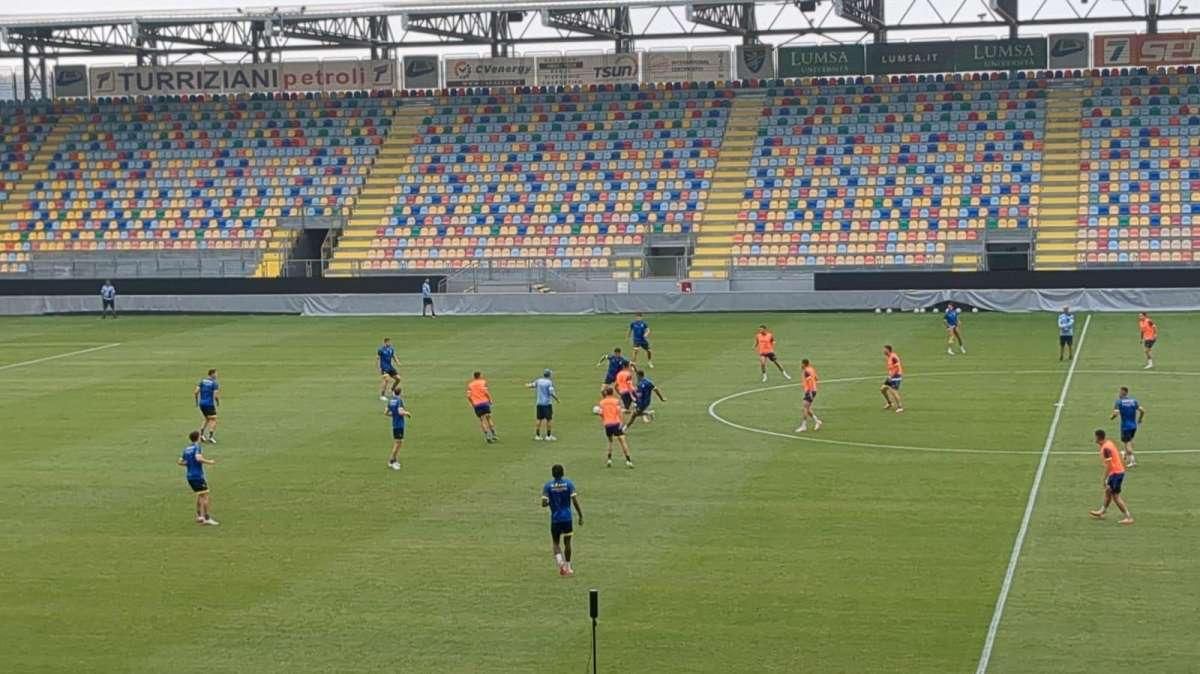 Ferentino report - Lavoro di forza tra palestra e campo, esercitazioni e partita a tema