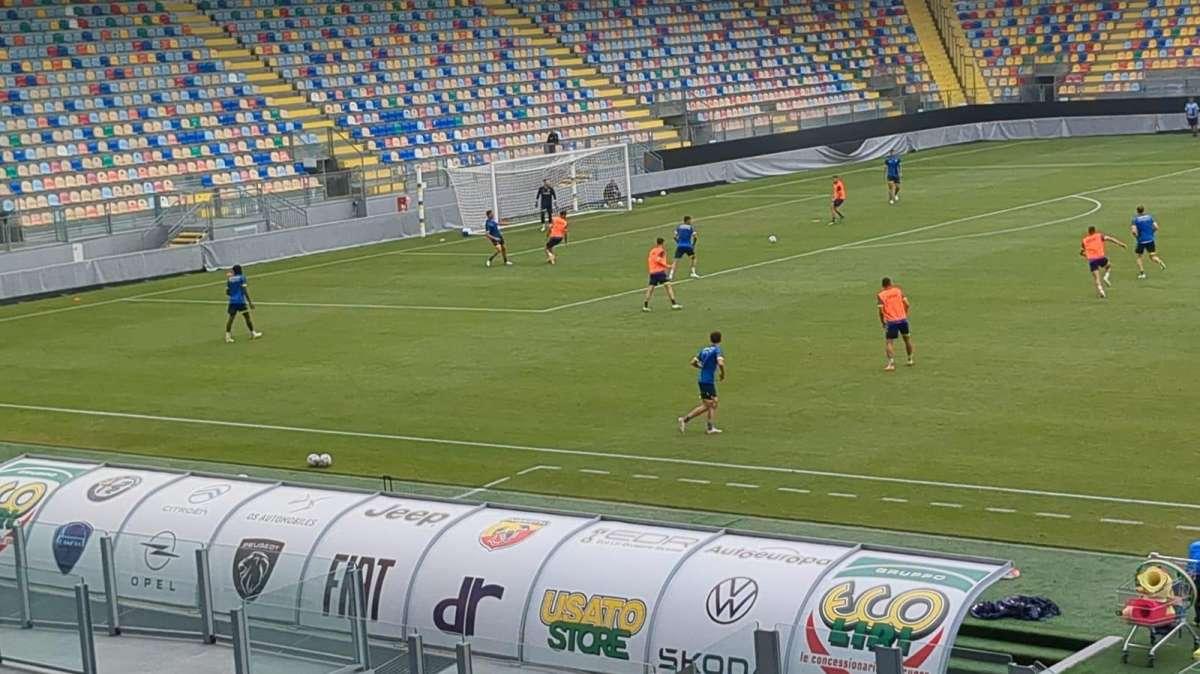 Ferentino Report, seduta mattutina in vista del Pisa. Domani la rifinitura