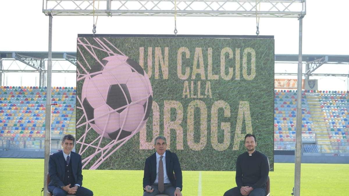 Frosinone Experience, oggi allo Stirpe "Un calcio alla droga"