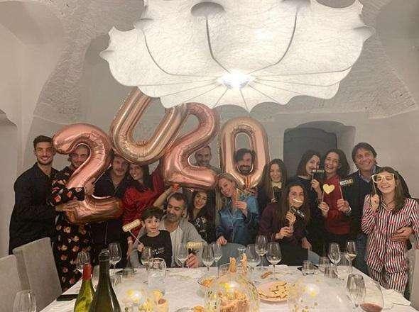 Ariaudo, veglione di Capodanno in compagnia di Antonio Conte, Marco Giampaolo e Andrea Pirlo