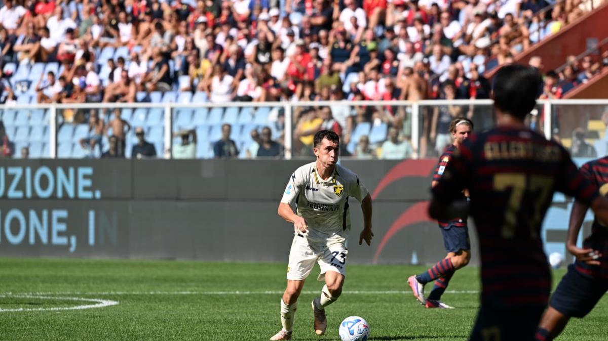 Genoa-Frosinone 1-1: Calvani e Masini super, Kvernadze a segno. Top e Flop