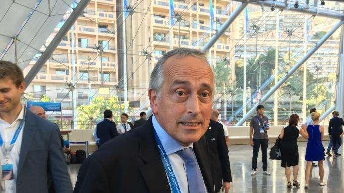 INAUGURAZIONE BENITO STIRPE - Giancarlo Abete: "Poche le città in italia che hanno uno stadio del genere. Complimenti!"