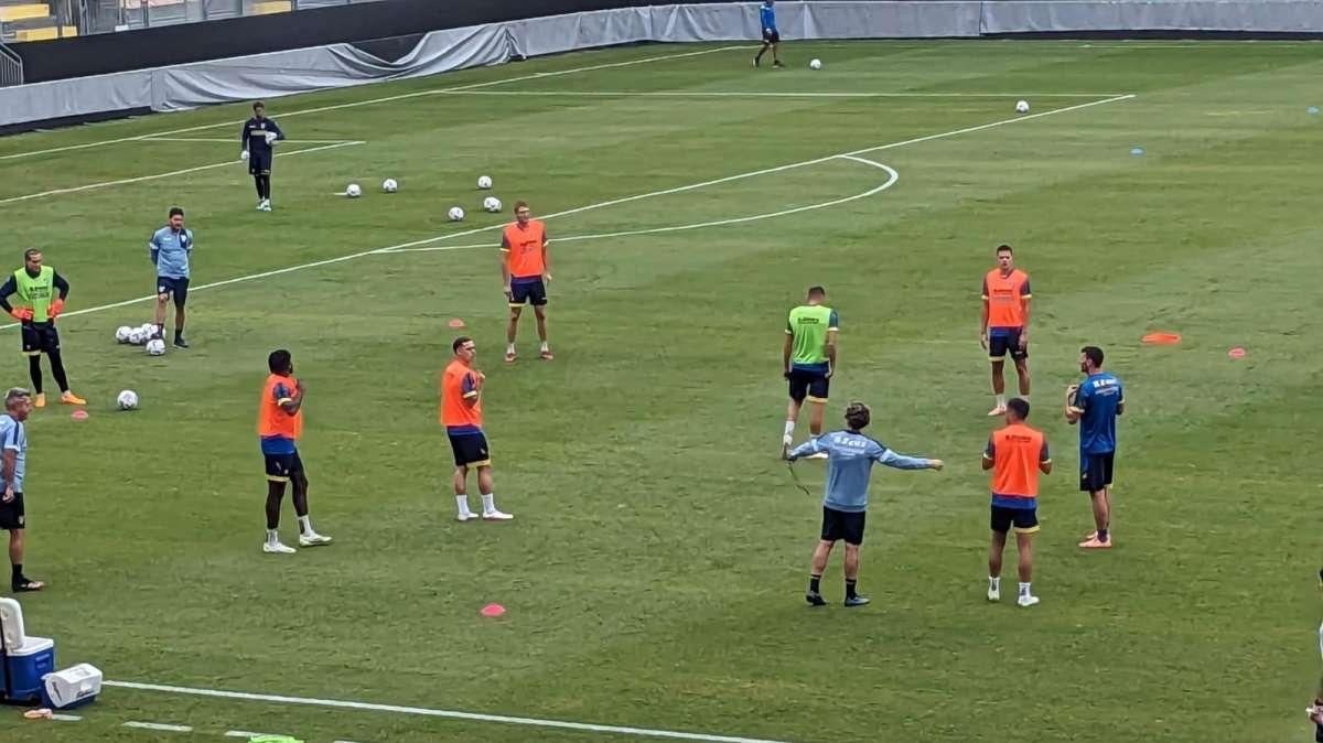 Ferentino report - Allenamento congiunto con qualche primavera