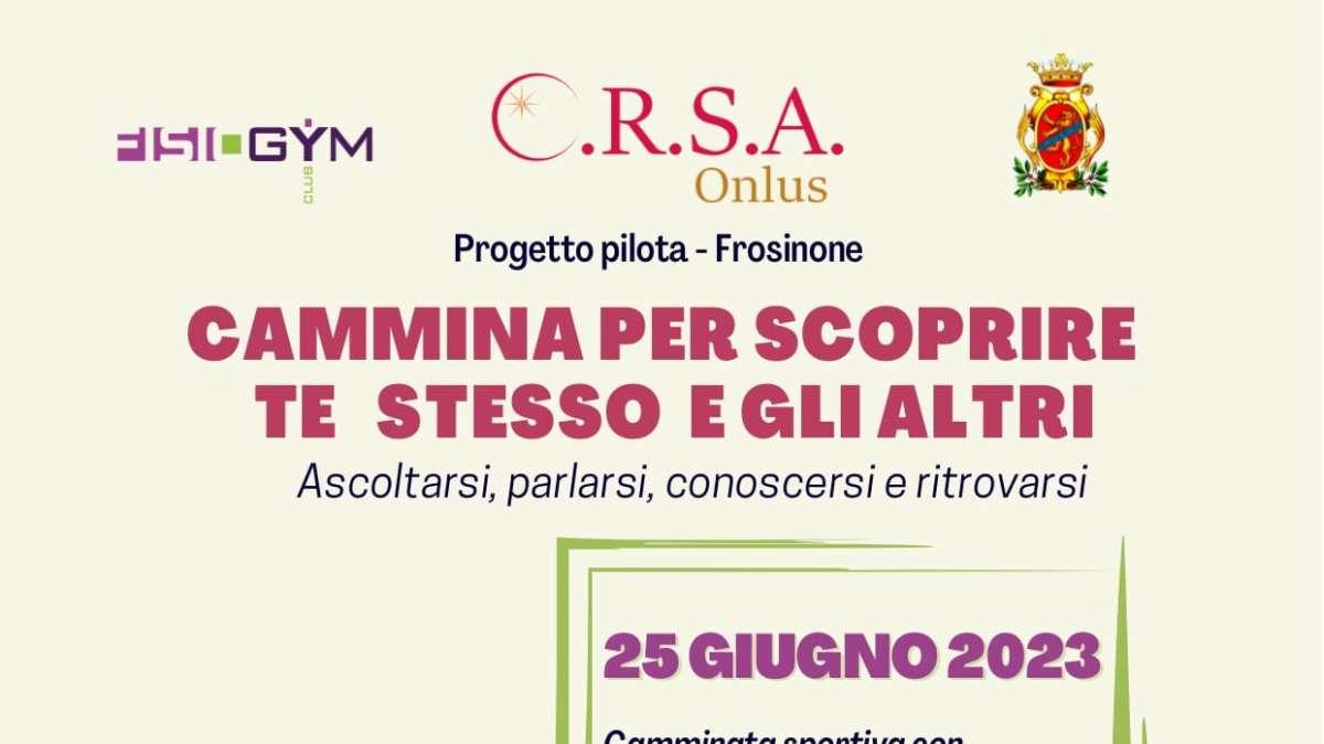 25 giugno O.R.S.A. Onlus a Frosinone  giornata del benessere nei parchi e nelle strade di Frosinone 