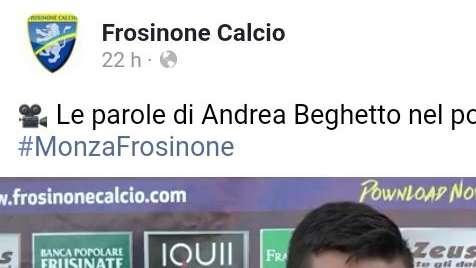 Beghetto: "Da anni giochiamo col 3-5-2, ora dobbiamo adattarci al nuovo modulo"