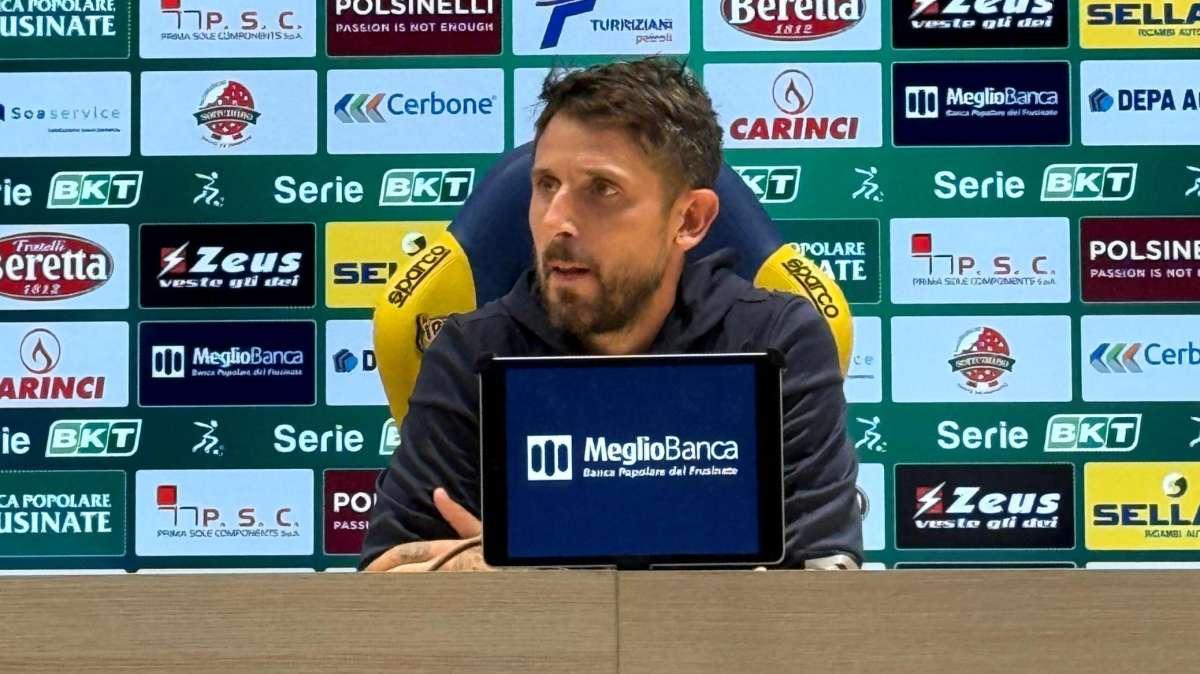 SALA STAMPA - Greco: "Ho visto la gioia nei ragazzi, ma non è la partita della svolta. Marchizza rigorista? Scelta mia"