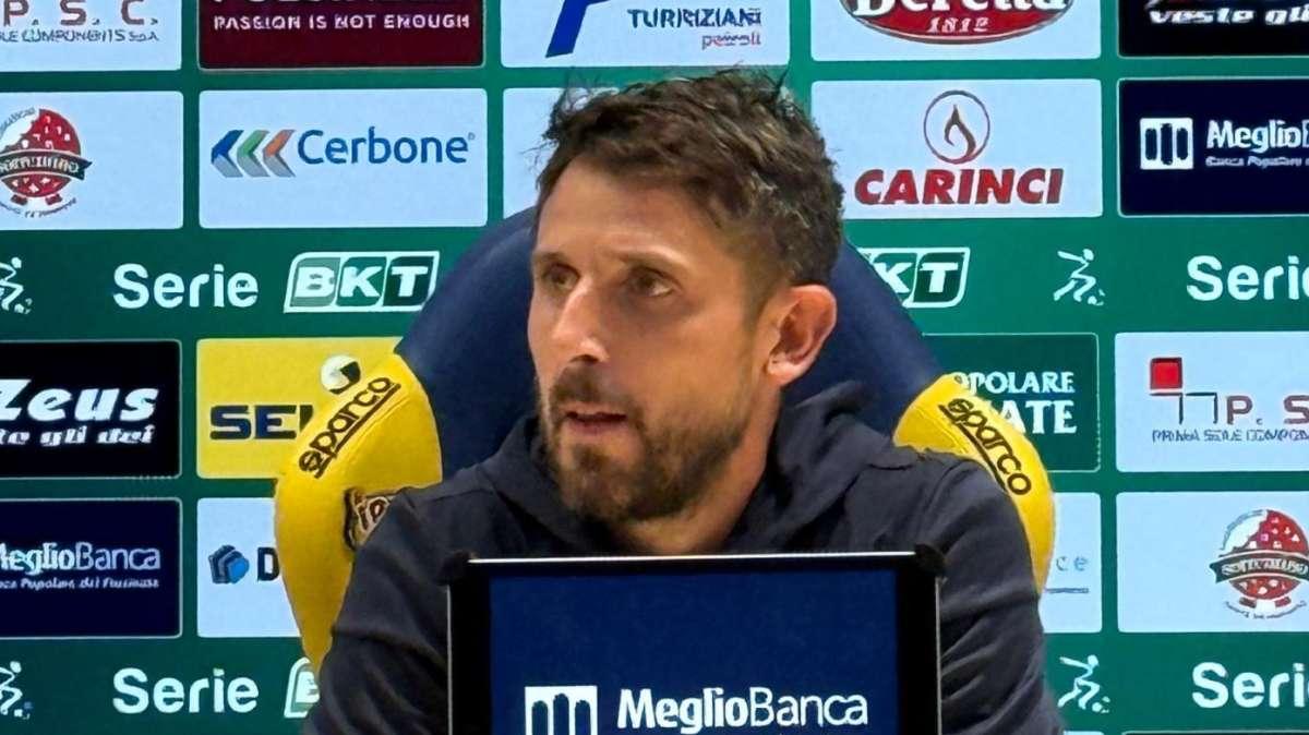 CONFERENZA STAMPA - Greco: "Distefano ancora out. Cremonese? Squadra costruita per stare lì sopra"