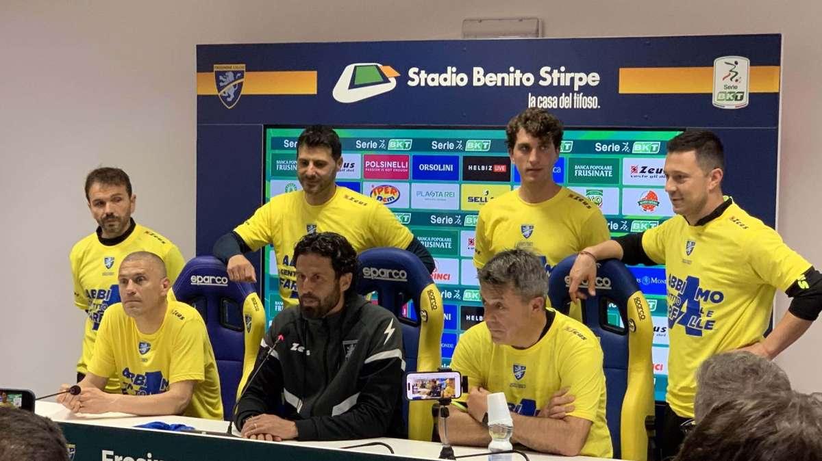 Grosso in sala stampa col suo staff: "Hanno aiutato i ragazzi ad esprimersi. Ringrazio Angelozzi, ho tanta stima nei suoi confronti"