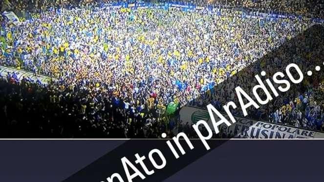 Frosinone promosso in A, l'ex Ciofani: "BentornAto in pArAdiso..."