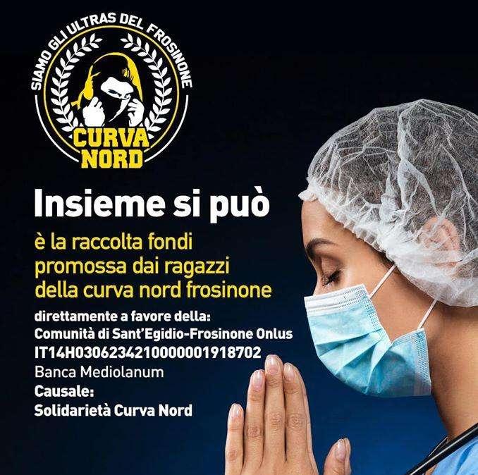 Emergenza Coronavirus - Continua la raccolta fondi organizzata dalla Curva Nord