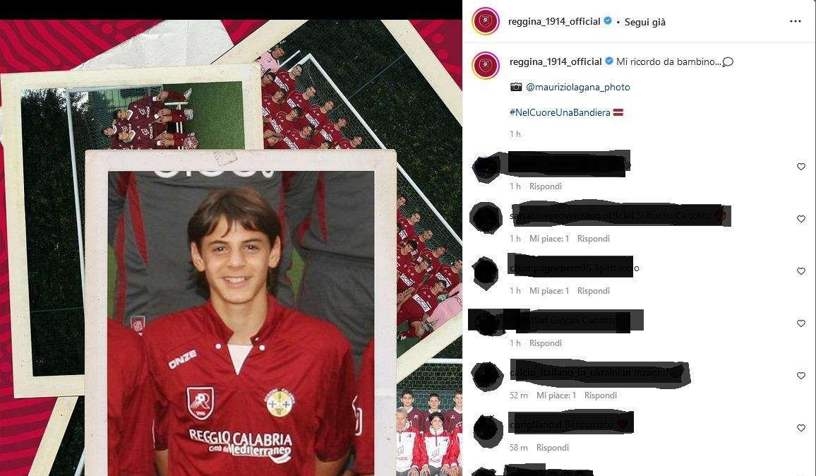 CALCIOMERCATO FROSINONE - Conferme social, la Reggina posta: "Mi ricordo da bambino..."
