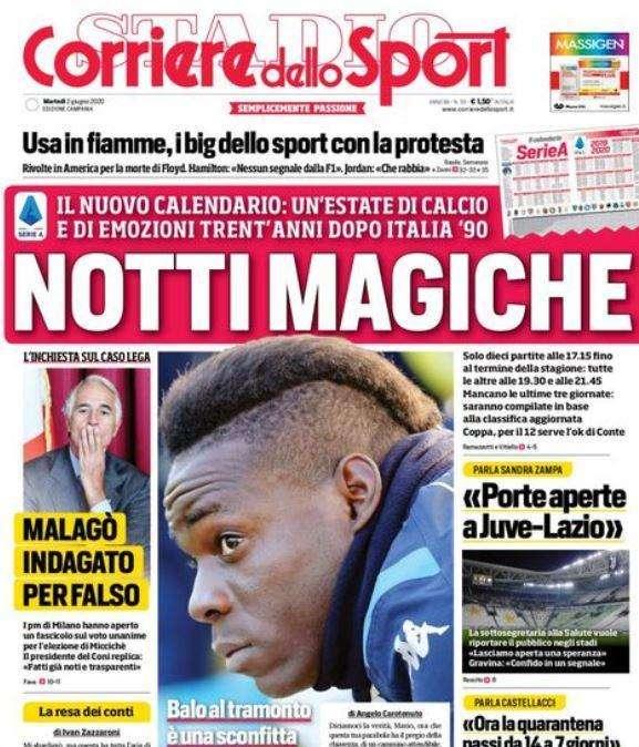 Corriere dello Sport sulla ripartenza: “La Serie B vuole vederci chiaro”