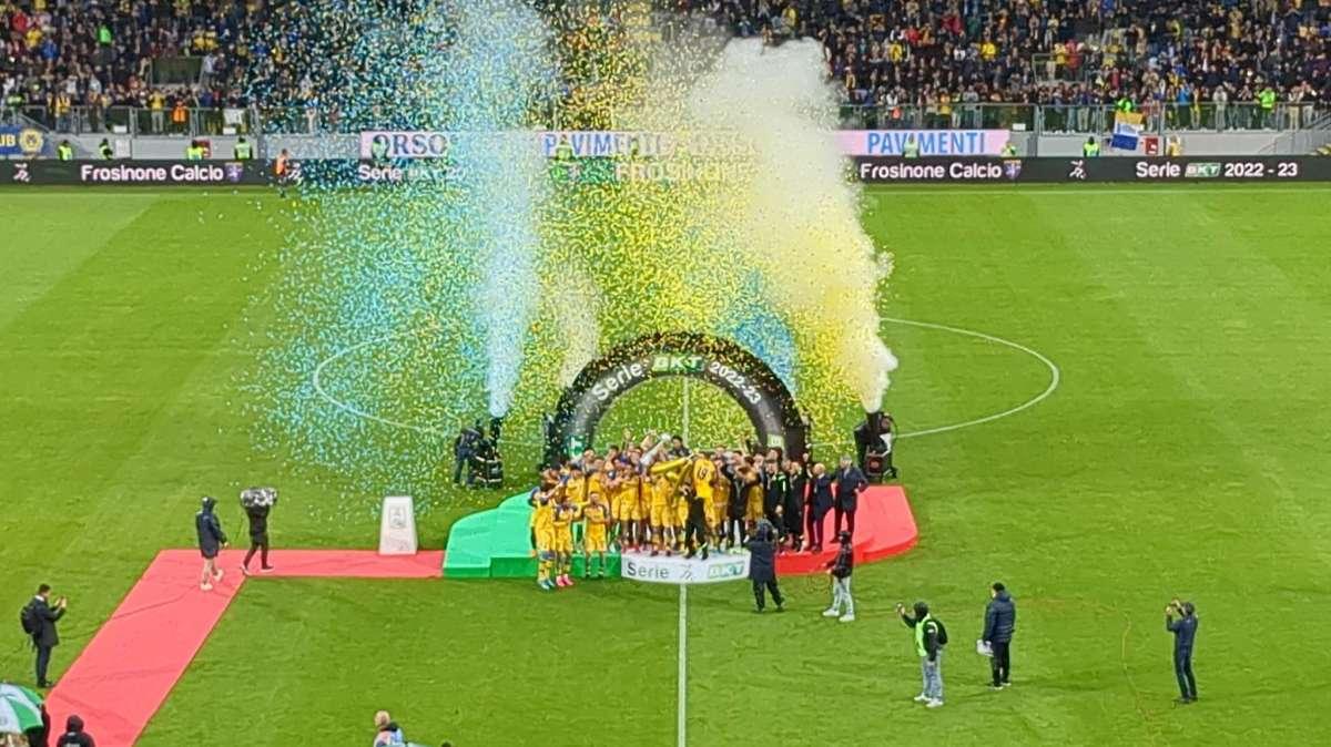 Frosinone CAMP1ONE! La premiazione della Lega di B - Video