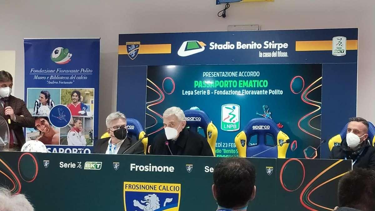 Serie B, a Frosinone firmato l'accordo per il Passaporto ematico