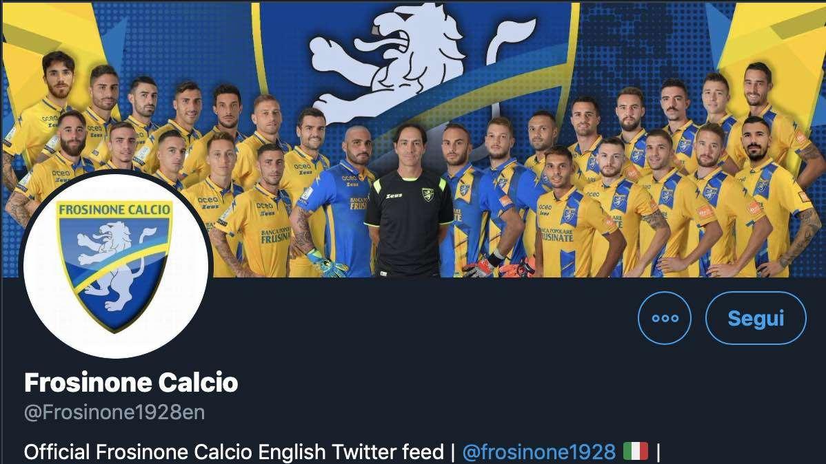 Il Frosinone lancia un nuovo account Twitter in lingua inglese 