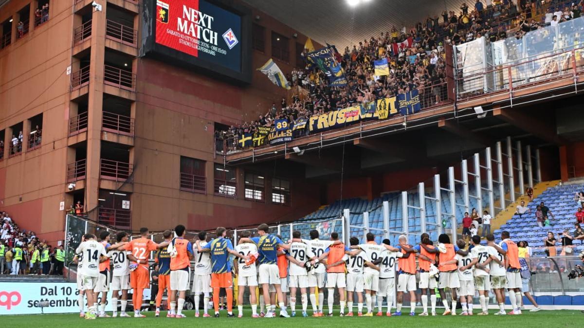 Genoa-Frosinone 1-1, il dato ufficiale sugli spettatori al Ferraris