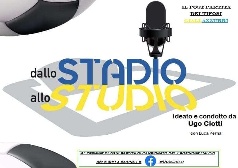 Frosinone, torna "Dallo stadio allo studio" il post partita dei tifosi canarini