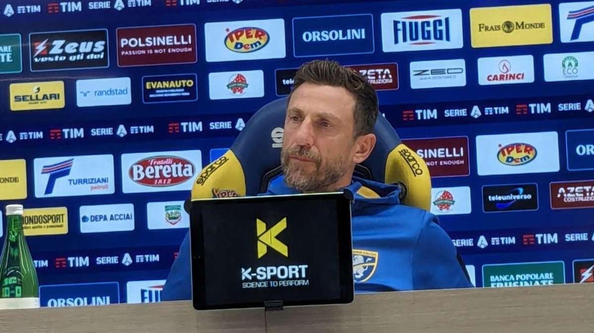 Sala stampa - Di Francesco: "Ho avuto grandi risposte. Pareggio giusto"