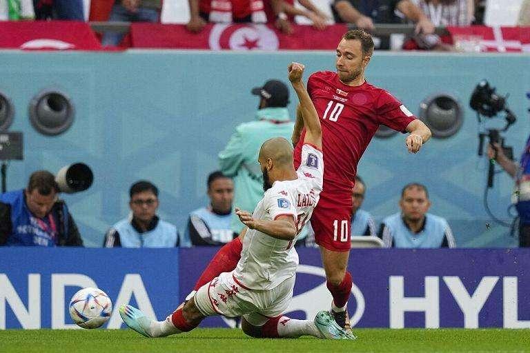 Danimarca-Tunisia termina a reti bianche: nessun gol, poco spettacolo, un paio di episodi dubbi