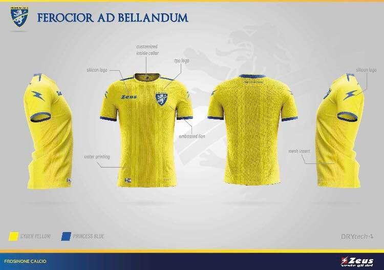 Frosinone, niente più maglia nera: queste le nuove divise!