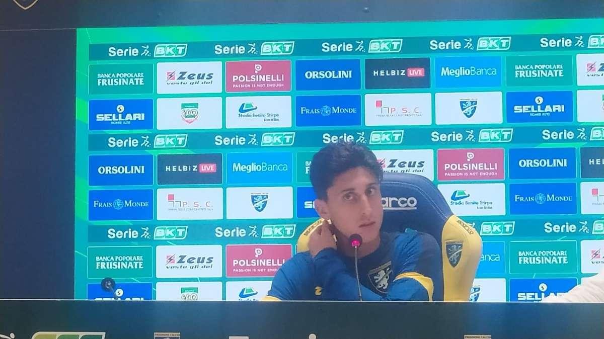 Frosinone, Samuele Mulattieri si presenta: “Questo è un gruppo sano. Ora non penso all'Inter, adesso voglio far bene con la maglia del Frosinone"