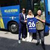 Hellas Verona - presentato il nuovo pullman della squadra gialloblù